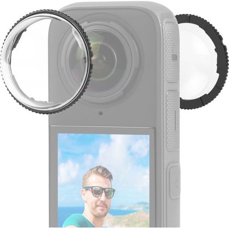 Lentille de protection pour Insta360 X4 - Matériau PC (PU989T) (1/5)