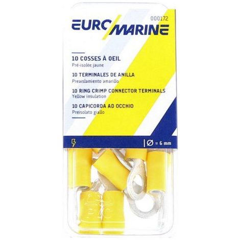 Accessoires de connexion euromarine acier inoxydable 10 unités