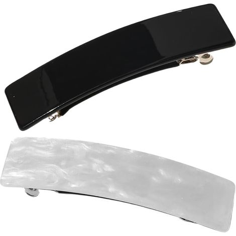 Lot de 2 épingles à cheveux pour femme, accessoires de coiffure vintage français, épingle à cheveux fine, pince à cheveux française, épingle à cheveux automatique pour cheveux fins (1/5)