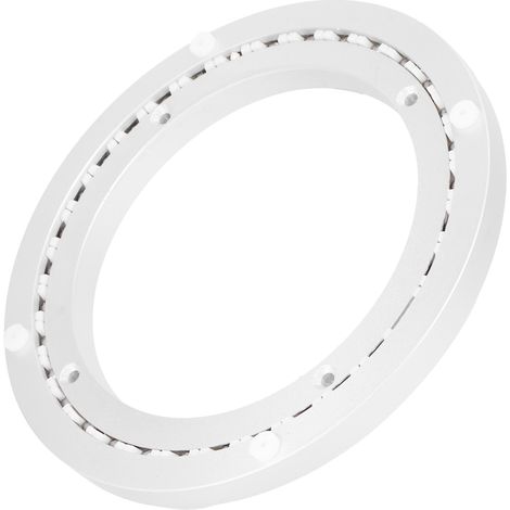 Plateau tournant rond et silencieux en alliage d'aluminium robuste, 20 cm (8 pouces). (1/5)