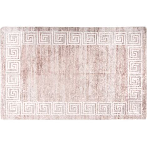 Tapis Salon,Tapis Chambre,Tapis lavable antidérapant 160x230 cm beige CFW88839 (1/5)