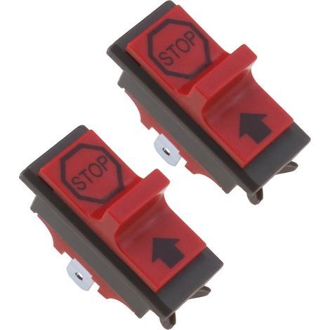 2pcs Interrupteurs d'arrêt Marche/Arrêt pour Tronçonneuse Compatible avec Husqvarna 365 371 372 336 385 390 Compatible avec JONSERED 2063 2065 2165 2071 2171 Tronçonneuses (1/5)