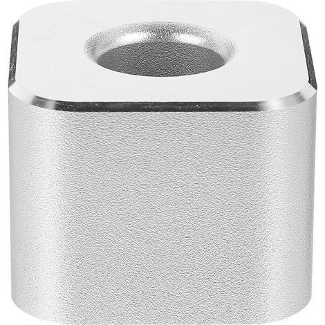 Porte-stylo cubique, support de rangement en métal pour stylos, idéal pour la maison, le bureau ou l'école.-3.8X3.8X3CM-Silver (1/3)