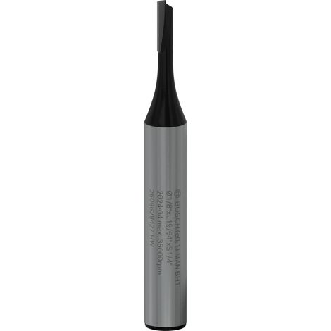 Bosch Trimmer PRO Router Straight Bit One Flute 1/8 x Shank 1/4 2608628427