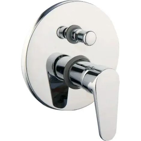 Rubinetto miscelatore monocomando incasso doccia cromato 2 uscite serie pink 2.0 1/2" AMBRA WATER