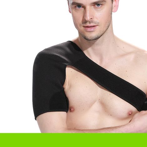 Verstellbare Schulterbandage für die rechte Schulter, geeignet für Männer und Frauen, zur Schmerzlinderung beim Outdoor-Bergsteigen (1/5)