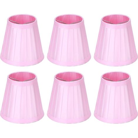 SJLERST 6 pièces Simple moderne suspension abat-jour couverture tissu applique murale abat-jour pour la décoration intérieure