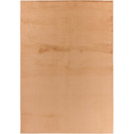 NUBE Tapis en tissu doux beige - 160x230 cm (1/5)