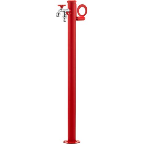 Fontana da Giardino con Doppio Rubinetto Belfer 42/SRR Rosso (1/5)