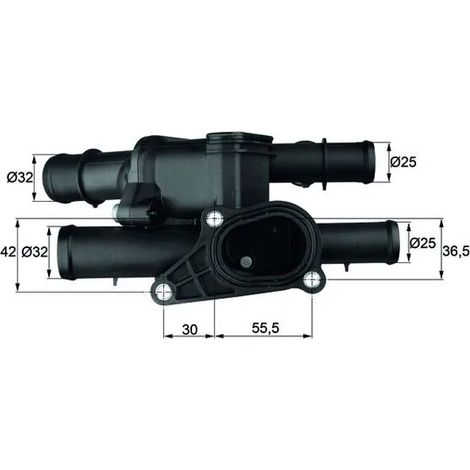 Thermostat, liquide de refroidissement MAHLE TM 2 105 AUDI 06A 121 111 A