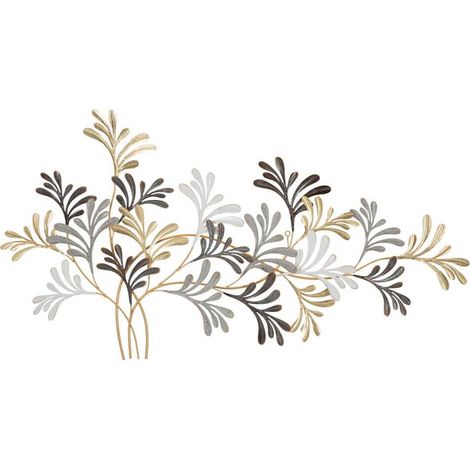 Decorazione Parete Ferro Decorativa cm 130,8X7,6X70,5 - LIXY (1/5)