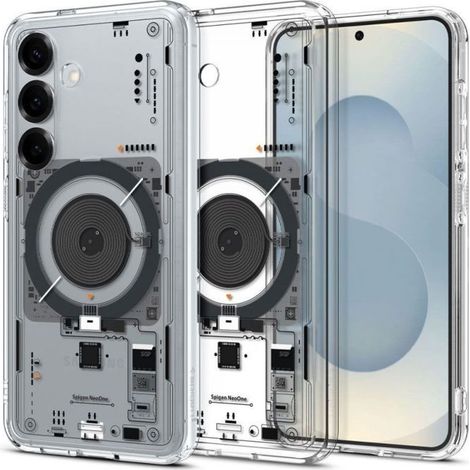 Custodia - SPIGEN - Ultra Hybrid MagSafe - Samsung Galaxy S25 Neo - TPU+PC - Trasparente (1/5)