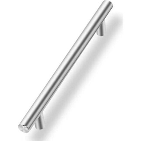 Set di 10 maniglie per mobili da cucina, maniglie per ante della cucina in acciaio inox, maniglie per cassetti, interasse fori 160 mm, maniglie per ante della cucina, superficie spazzolata