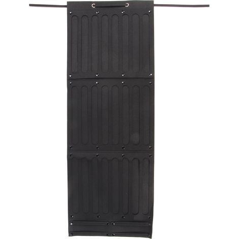 Großer, faltbarer 3-stöckiger Organizer für Baby-Stirnbänder für Mädchen, für Tür, Schrank oder Wand, schwarz (1/5)