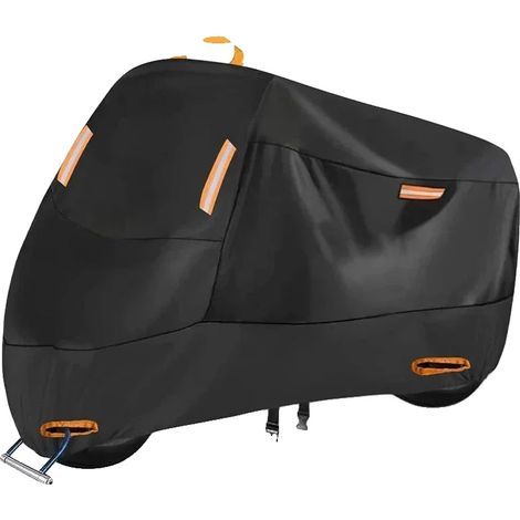 Funda para motocicleta, protección impermeable, ajuste universal, L (1/2)