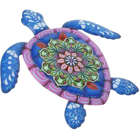 murale tortue en fer HOOWIFFY figurine en métal en forme de