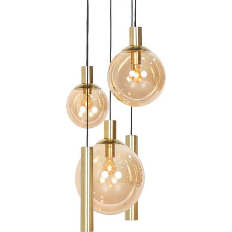 Steinhauer - lámpara colgante - Bollique LED - ámbar latón - (1/3)