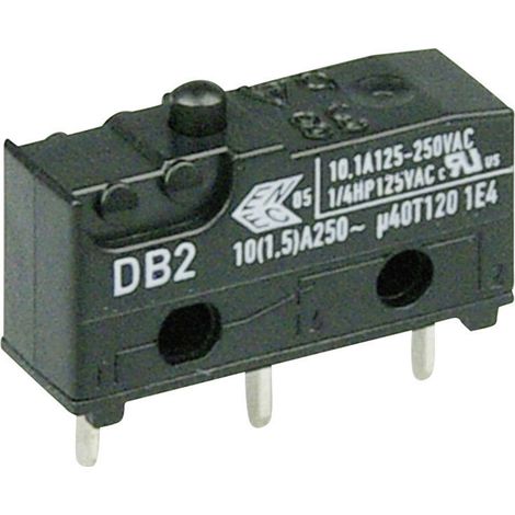 ZF DB2C-C1AA Mikroschalter DB2C-C1AA 250 V/AC 10 A 1 x Ein/(Ein)  tastend 1 St.