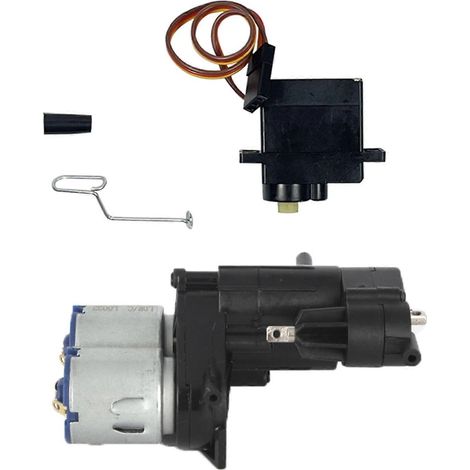 Boîtes de vitesses métalliques résistantes à l'usure pour voitures télécommandées tout-terrain, pièces de changement de vitesse compatibles avec les voitures télécommandées tout-terrain à l'échelle 1: (1/5)
