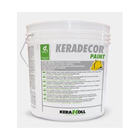 Kerakoll KERADECOR PAINT pittura stirolo acrilica lavabile 14LT