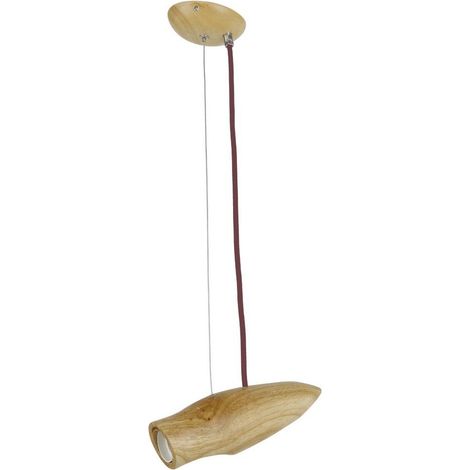 Plafonniers avec support de lampe PAJARO EN BOIS CR 93-031-15-115