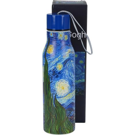 Termo con la obra "La noche estrellada" de Van Gogh (1/5)