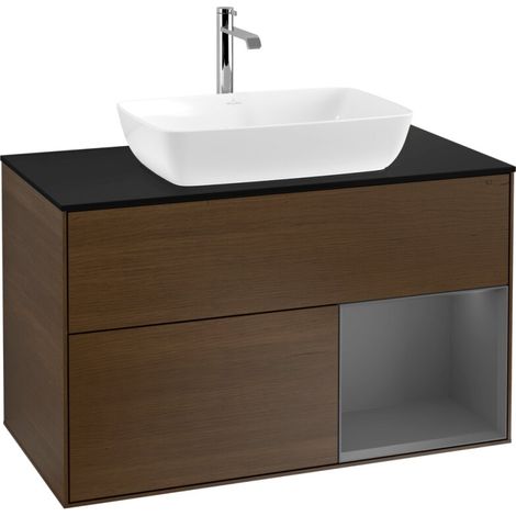 Villeroy & Boch F782GKGN Meuble sous-lavabo Finion F78 (1/2)
