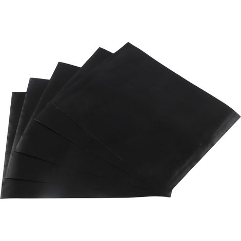 Lot de 5 tapis de four en fibre de verre, excellente résistance à la chaleur, compatibles lave-vaisselle, 40 x 50 cm, tapis de cuisson pour la cuisine (1/5)