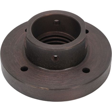 Adaptateur de broche de poupée de tour 3 pouces, pièces de siège pour le travail du bois, accessoires de 33mm de diamètre de trou, cuivre marron
