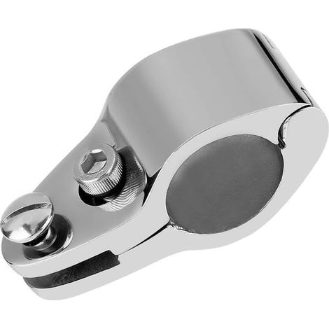 Pince coulissante en acier inoxydable à dégagement rapide pour auvent Bimini Top T-Top - Tuyau de 22 mm, 25 mm, 32 mm, argenté (38 mm) (1/5)