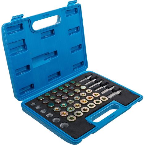 BGS Kit de reparación para roscas de vaciado de aceite 114 piezas. - 123 (1/5)