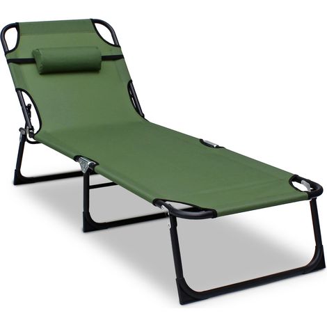 Tumbona verde oscuro neón (1/5)