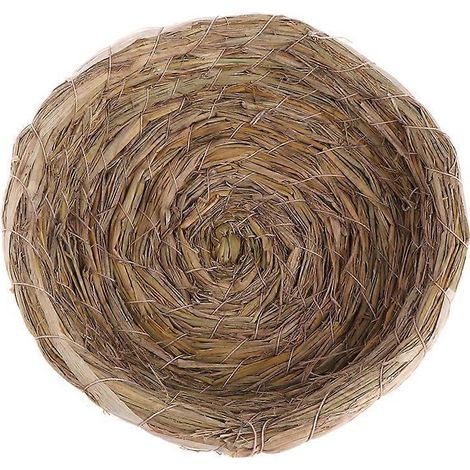 Tapis de paille tissé pour cage à pigeons, litière naturelle en paille chaude pour petits animaux (1/4)