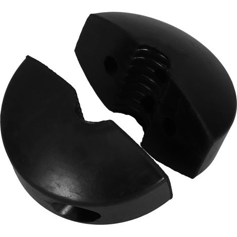 Butée de Dévidoir de Tuyau Stabilisateur Robuste en Caoutchouc Noir pour Tuyau de 14,5-17,5mm Garantissant Une Fixation Sécurisée (1/5)