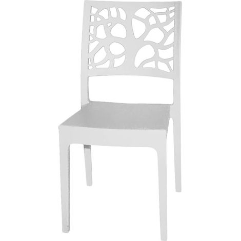 SEDIA POLIPROPILENE TETI BIANCA