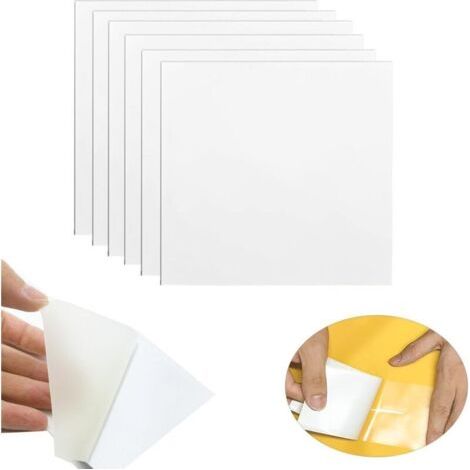 Kit de réparation 6PCS gonflables auto-adhésifs en TPU imperméable pour piscine gonflable, Convient pour les jouets gonflables, les matelas pneumatiques, les piscines flottantes-8.8cm8.8cm (1/5)