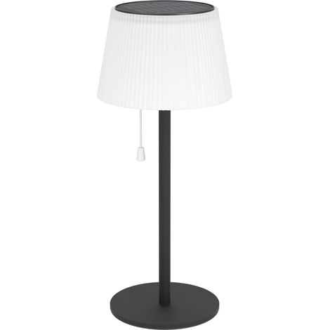 Lampada Ricaricabile Moderna Scordiano Acciaio Nero Led 2,3W 220Lm Ip44 (1/2)