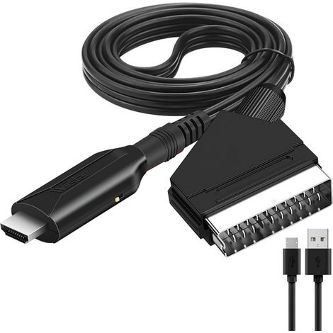 SCART to HDMI Converter All-in-One Adapter 1080P (1/4)