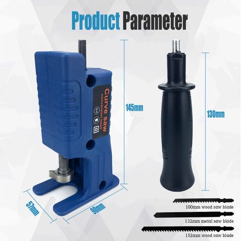 Scie alternative électrique, perceuse électrique, scie électrique, machine de coupe multifonctionnelle, mandrin de scie alternative, accessoires pour mini-outils portatifs, scie alternative électrique (1/5)