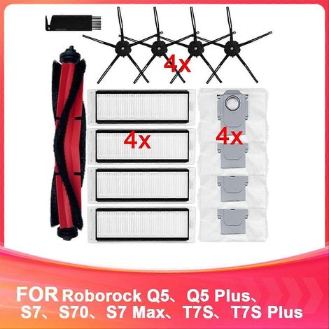 Ersatzteile für Roborock Q5, Q5 Plus, S7, S70, S7 Max, T7S, T7S Plus Saugroboter, Hauptteile (1/5)