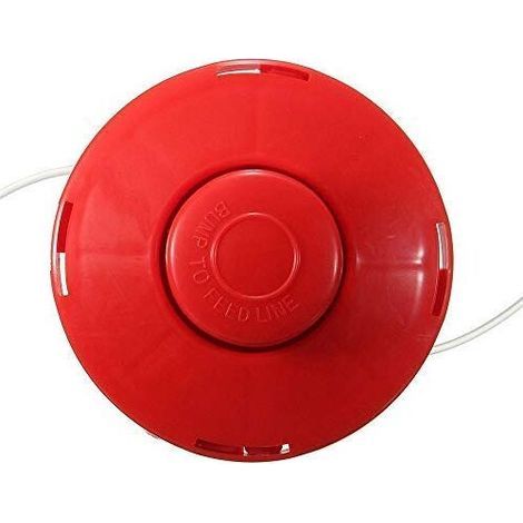 1 PC Universel 2 Ligne Bosse en Plastique Tête Tondeuses À Gazon Cutter Rouge(M10125) (1/4)