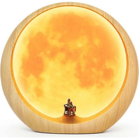 Mond-Nachtlicht, Geschenk zum Geburtstag, zur Hochzeit oder zum Valentinstag, künstlerische Dekoration, Liebe unter dem roten Mond