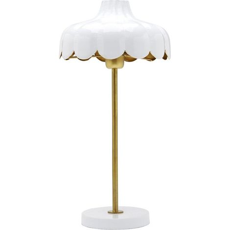 [NEUWERTIG] B-Ware PR Home Wells Tischlampe Leuchte Lampe weiß/gold Schreibtischlampe (1/2)