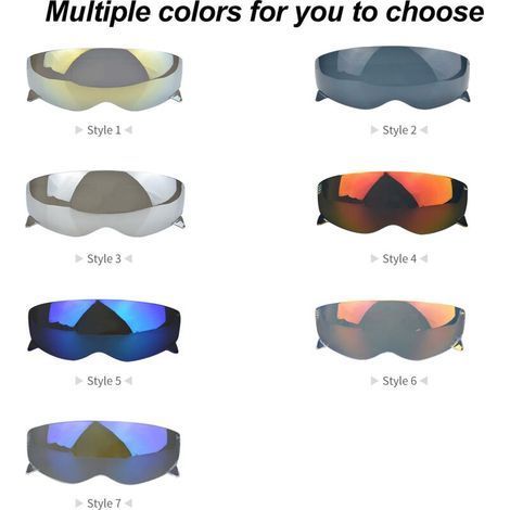 Visière de lentille de casque de remplacement pour pare-vent de moto Scorpion EXO (1/5)