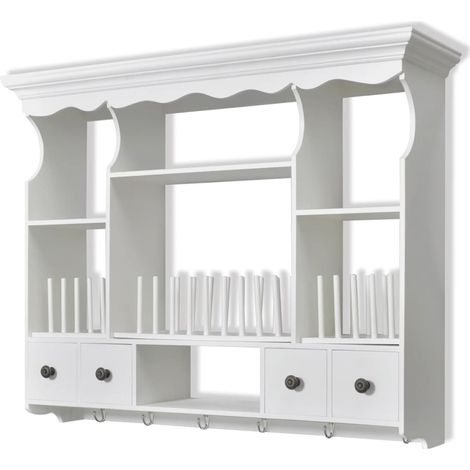 Maison Exclusive - Pensile da Cucina in Legno Bianco