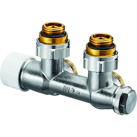 Oventrop Válvula de conexión Multiblock T Conexión AG 1/2" Forma de esquina, 1184084
