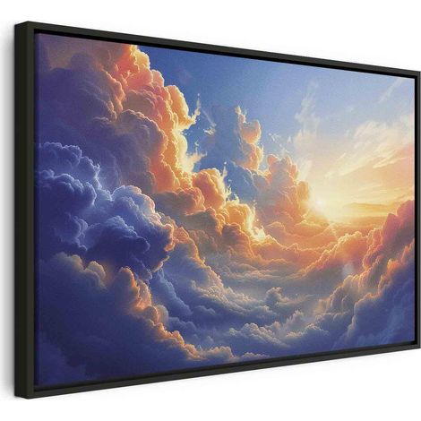 Tableau artgeist décoration murale coucher de soleil 120x80 cm