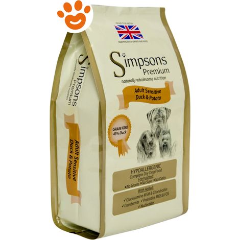 Simpsons Adult Sensitive Anatra e Patate - Simpsons Adult Sensitive Anatra e Patate - Sacco Da 2 Kg