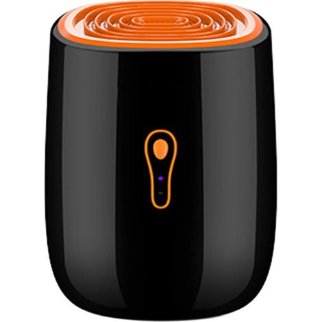Déshumidificateur (noir) 800 ml, équipé d'un filtre à air basique, déshumidificateur silencieux 2 en 1 (1/5)