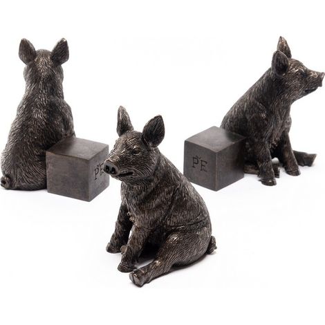 Pig Plant Pot Feet - Set of 3 - L8 x W6 x H9 cm